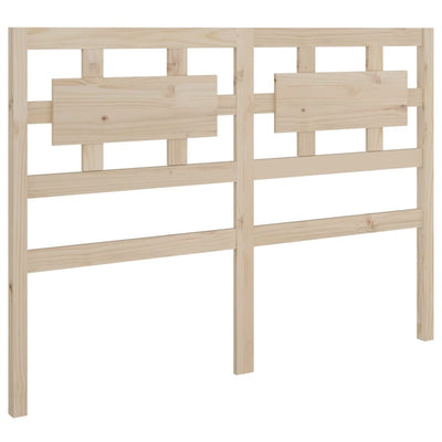 Bed Headboard 140.5 cm Solid Wood Pine