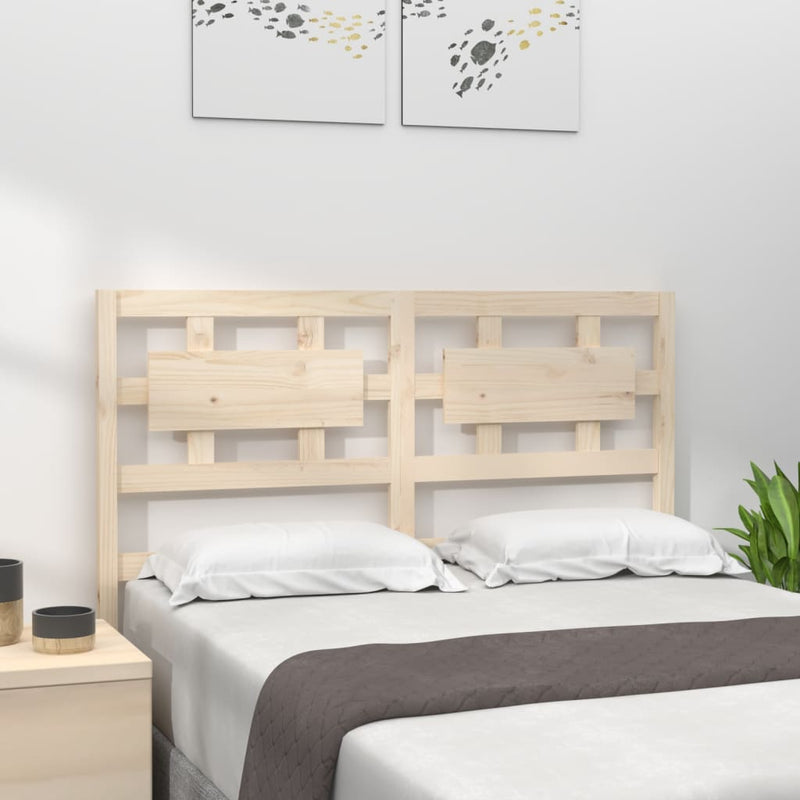 Bed Headboard 155.5 cm Solid Wood Pine