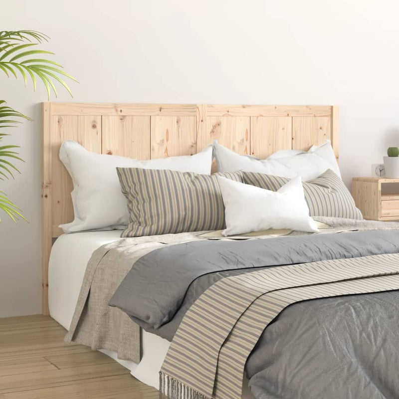 Bed Headboard 155.5 cm Solid Wood Pine