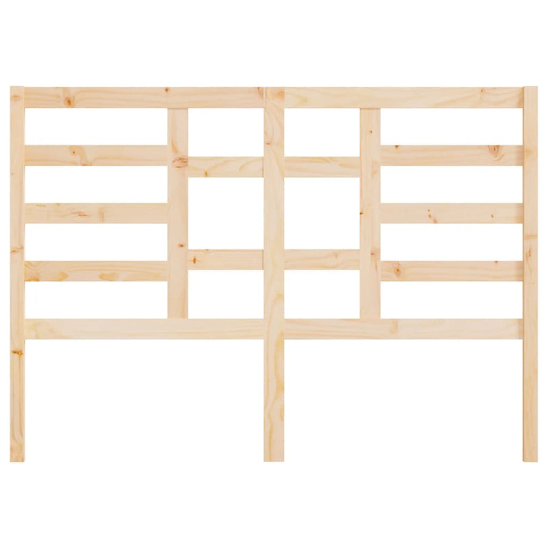 Bed Headboard 141 cm Solid Wood Pine