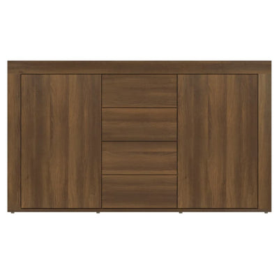 Sideboard Brown Oak 120x36x69 cm Engineered Wood