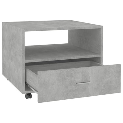 Coffee Table Concrete Grey 55x55x40 cm Engineered Wood