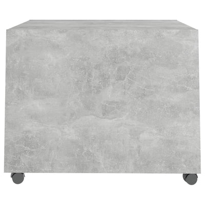 Coffee Table Concrete Grey 55x55x40 cm Engineered Wood