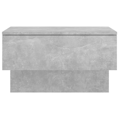 Wall-mounted Bedside Cabinet Concrete Grey