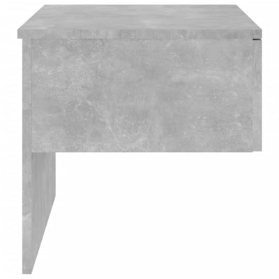 Wall-mounted Bedside Cabinets 2 pcs Concrete Grey