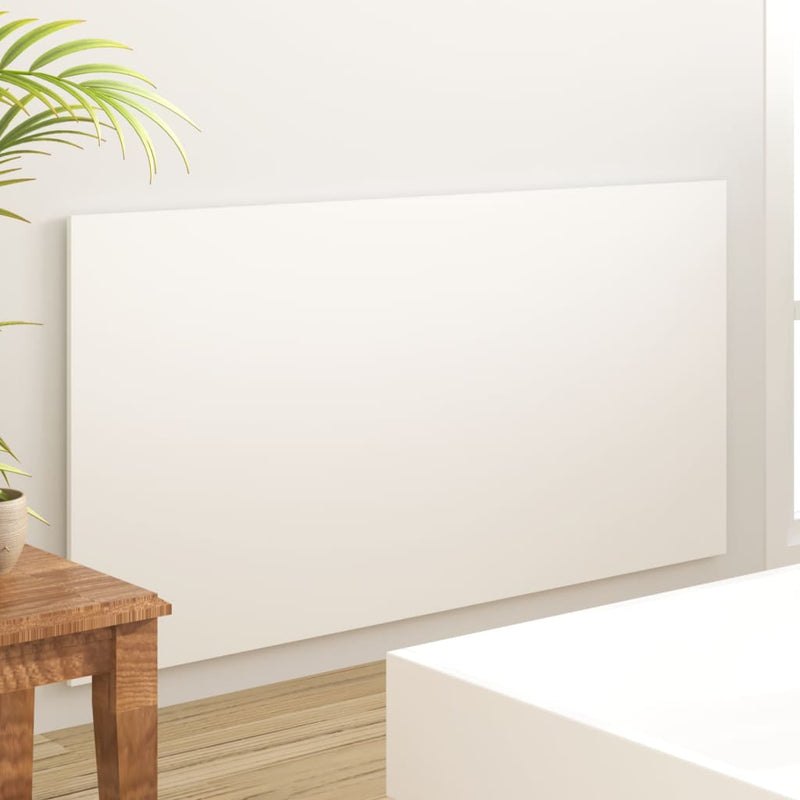 Bed Headboard White 160 cm Engineered Wood