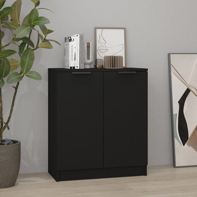 Sideboard Black 60x30x70 cm Engineered Wood