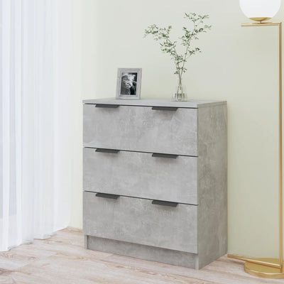 Sideboard Concrete Grey 60x30x70 cm Engineered Wood