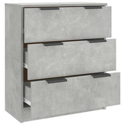 Sideboard Concrete Grey 60x30x70 cm Engineered Wood