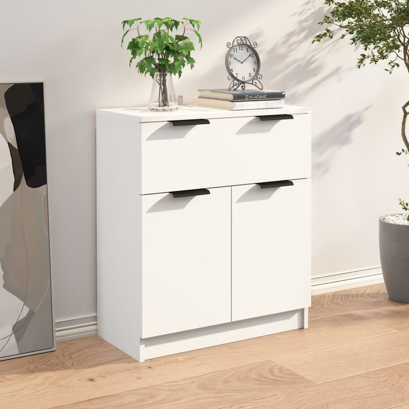 Sideboard White 60x30x70 cm Engineered Wood