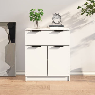 Sideboard White 60x30x70 cm Engineered Wood