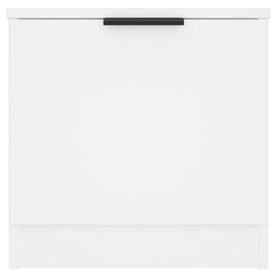 Bedside Cabinet White 40x39x40 cm