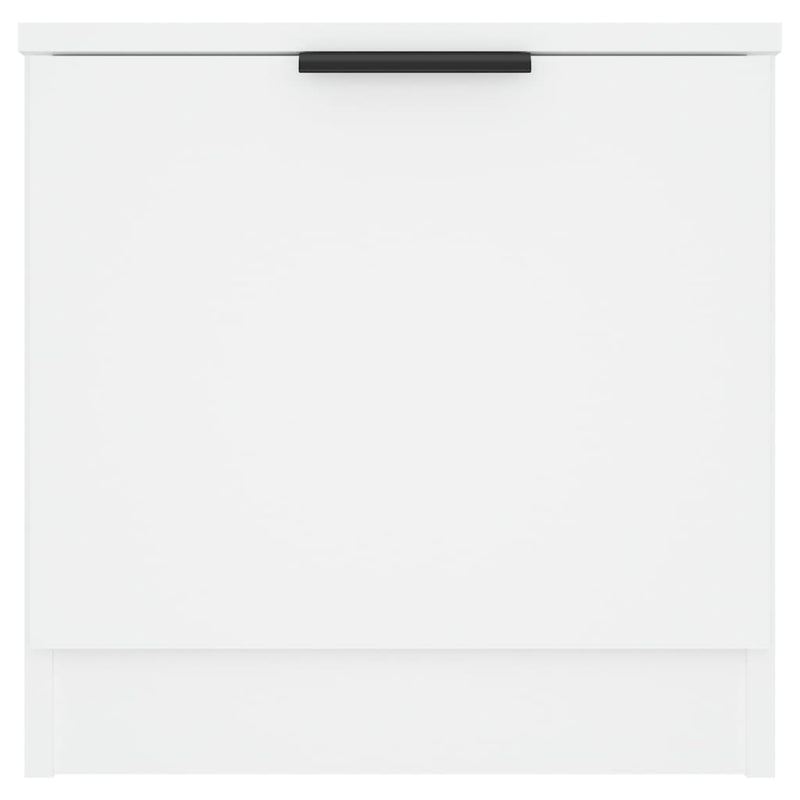 Bedside Cabinet White 40x39x40 cm