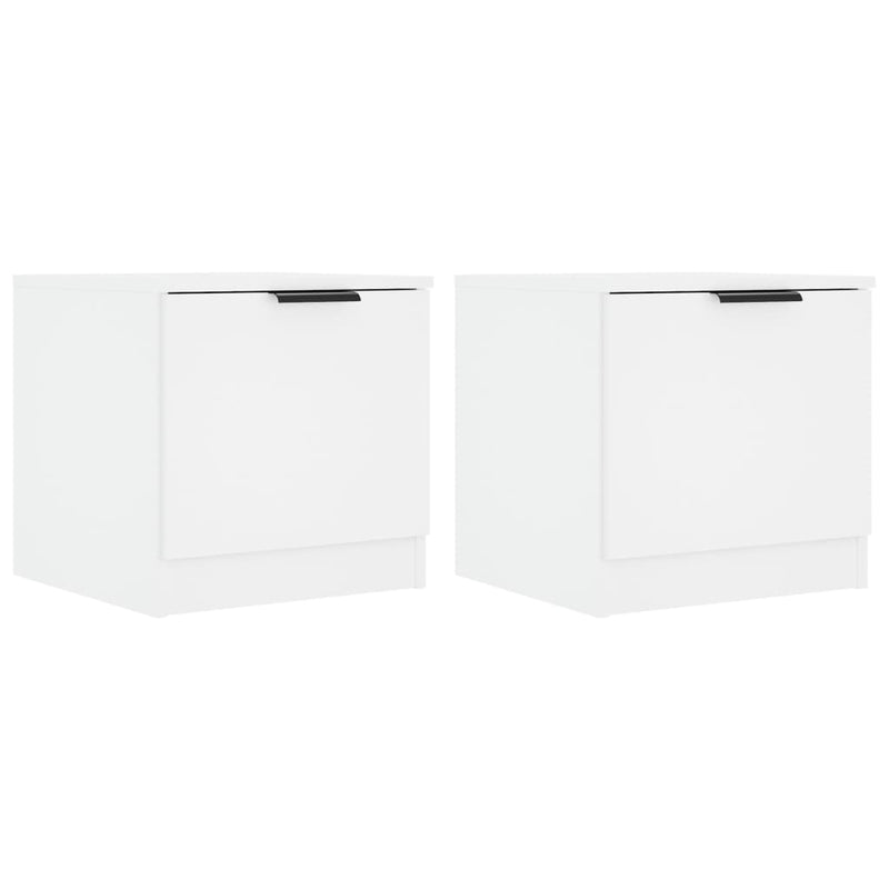 Bedside Cabinets 2 pcs White 40x39x40 cm