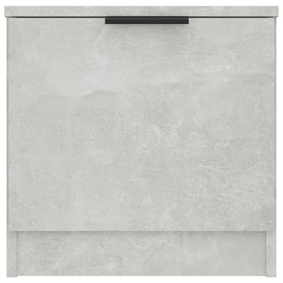 Bedside Cabinet Concrete Grey 40x39x40 cm