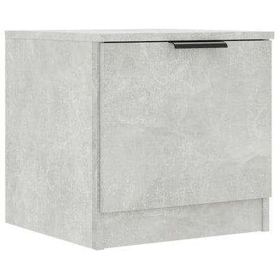 Bedside Cabinets 2 pcs Concrete Grey 40x39x40 cm