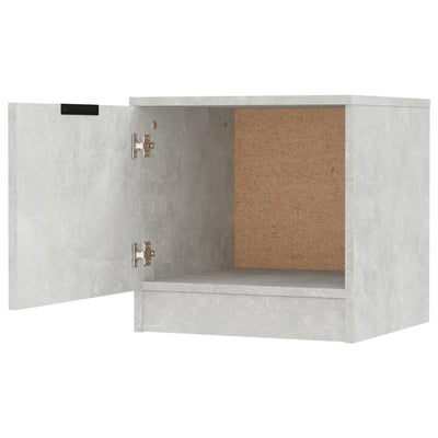 Bedside Cabinets 2 pcs Concrete Grey 40x39x40 cm