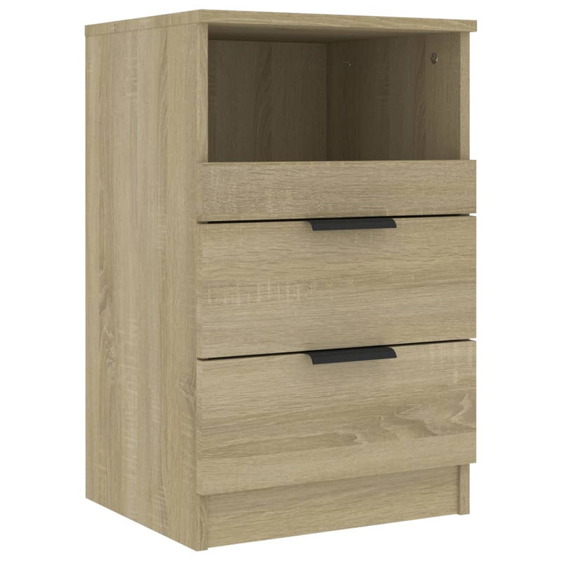 Bedside Cabinets 2 pcs Sonoma Oak Engineered Wood