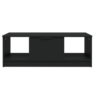 Coffee Table Black 102x50x36 cm Engineered Wood