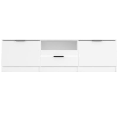 TV Cabinet White 140x35x40 cm Engineered Wood