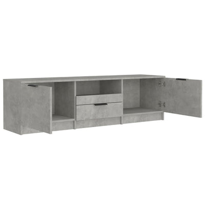 TV Cabinet Concrete Grey 140x35x40 cm Engineered Wood