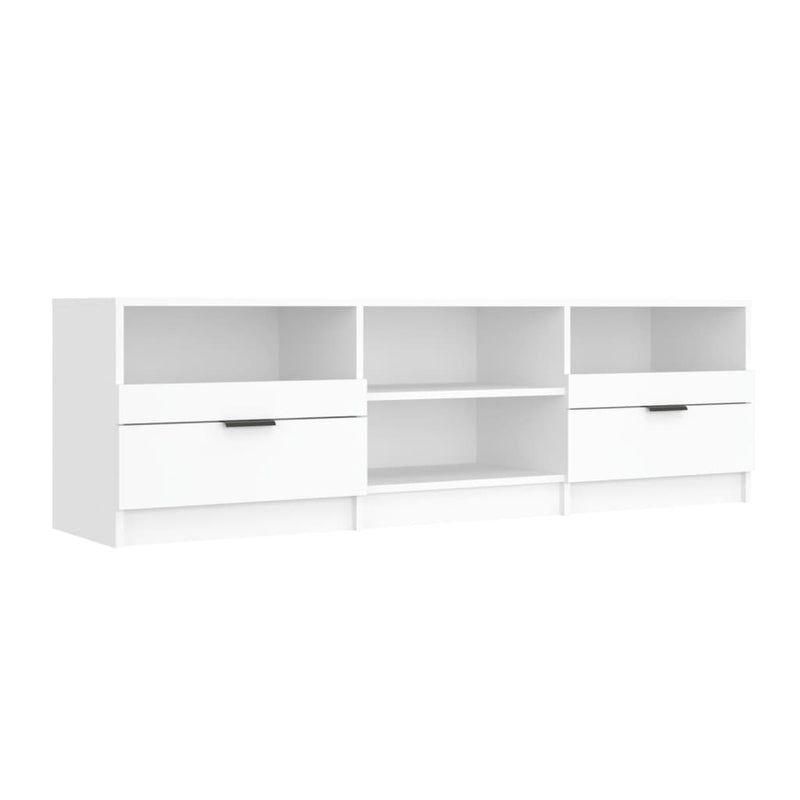 TV Cabinet White 150x33.5x45 cm Engineered Wood