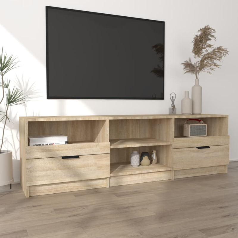 TV Cabinet Sonoma Oak 150x33.5x45 cm Engineered Wood