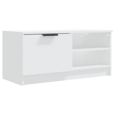 TV Cabinets 2 pcs White 80x35x36.5 cm Engineered Wood