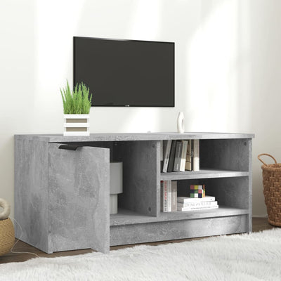 TV Cabinet Concrete Grey 80x35x36.5 cm Engineered Wood