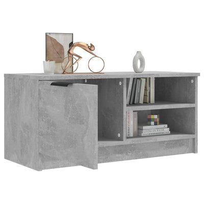 TV Cabinet Concrete Grey 80x35x36.5 cm Engineered Wood