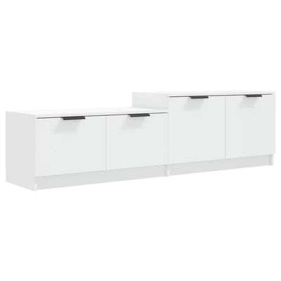 TV Cabinet White 158.5x36x45 cm Engineered Wood