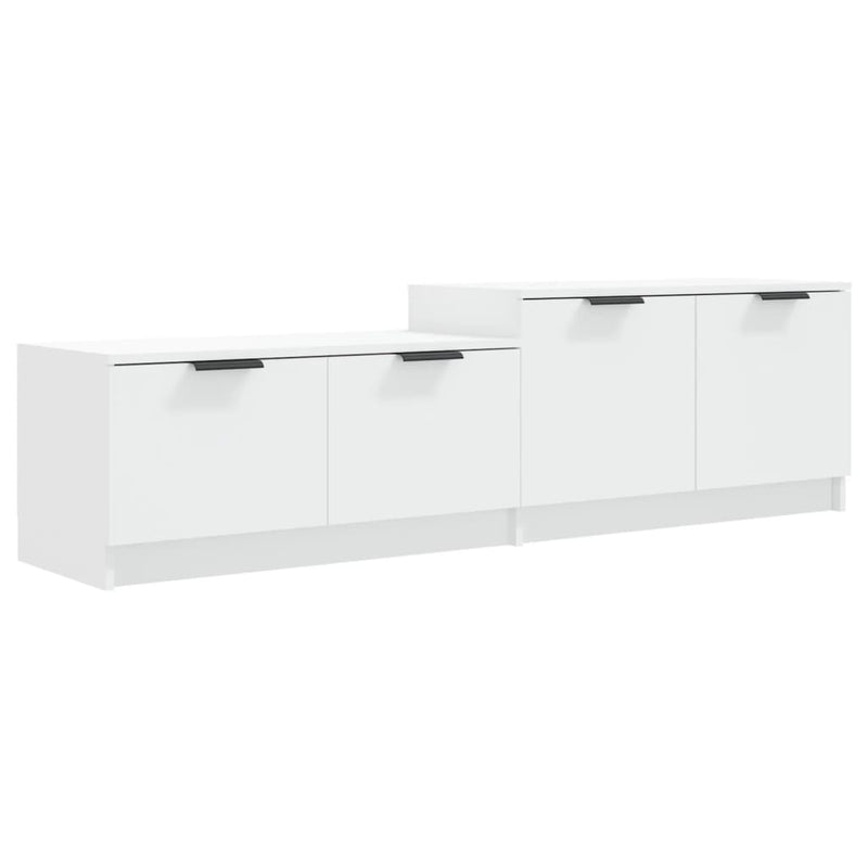 TV Cabinet White 158.5x36x45 cm Engineered Wood