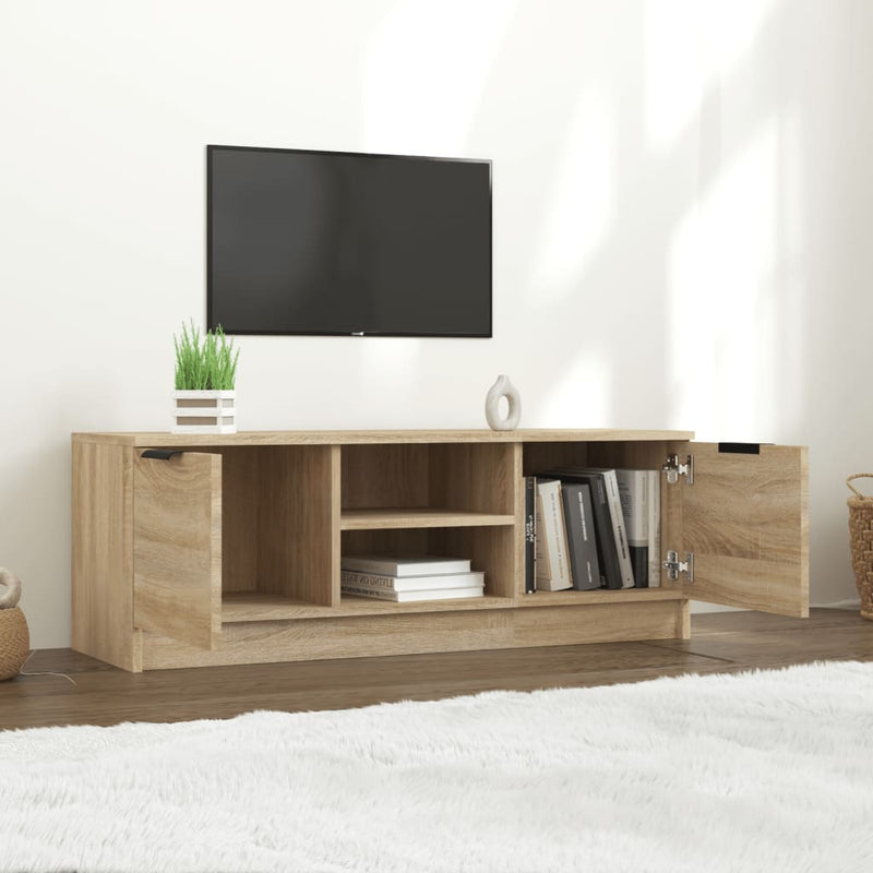 TV Cabinet Sonoma Oak 102x35x36.5 cm Engineered Wood