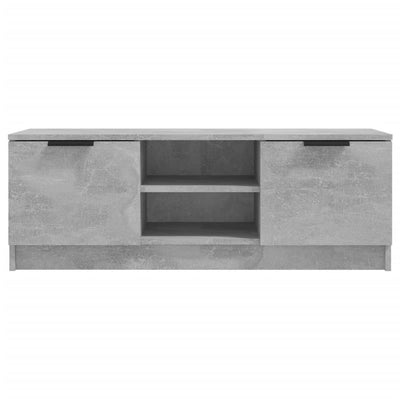 TV Cabinet Concrete Grey 102x35x36.5 cm Engineered Wood