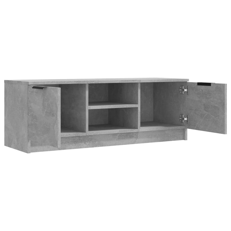 TV Cabinet Concrete Grey 102x35x36.5 cm Engineered Wood