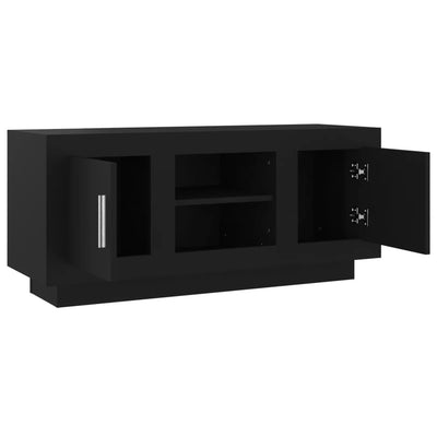 TV Cabinet Black 102x35x45 cm Engineered Wood