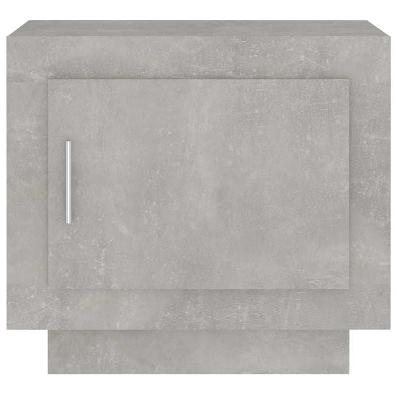 Coffee Table Concrete Grey 51x50x45 cm Engineered Wood