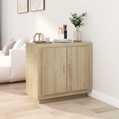 Sideboard Sonoma Oak 80x40x75 cm Engineered Wood