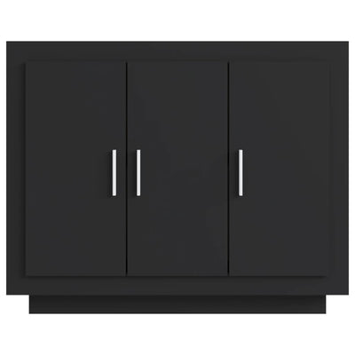 Sideboard Black 92x35x75 cm Engineered Wood