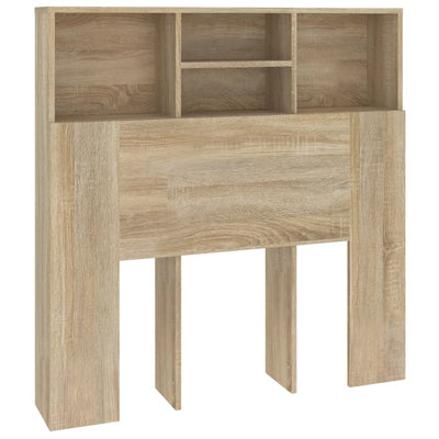 Headboard Cabinet Sonoma Oak 100 cm