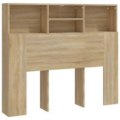 Headboard Cabinet Sonoma Oak 120 cm