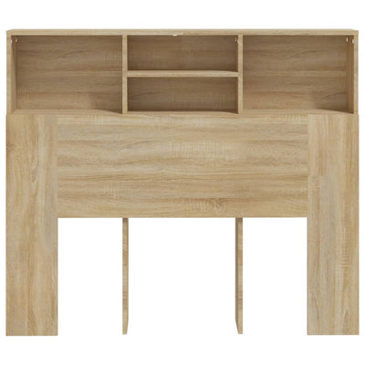 Headboard Cabinet Sonoma Oak 120 cm