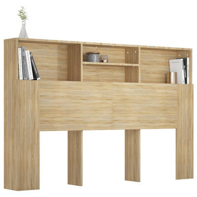 Headboard Cabinet Sonoma Oak 160 cm