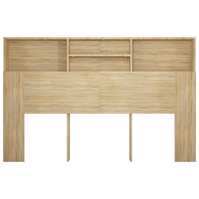 Headboard Cabinet Sonoma Oak 160 cm