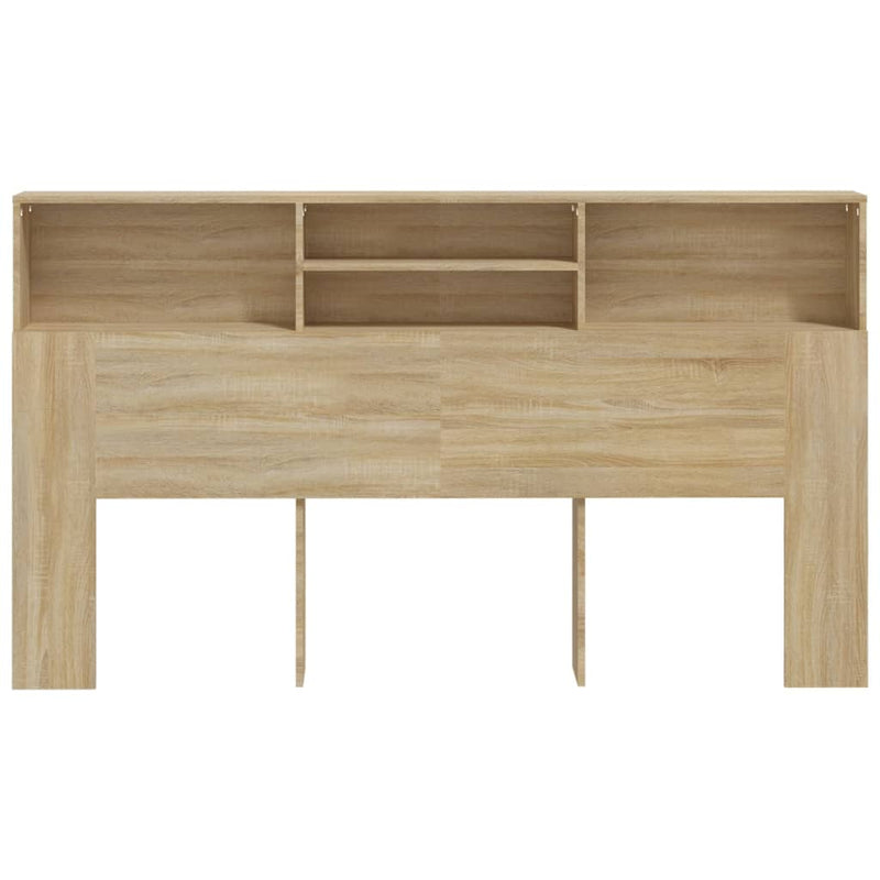 Headboard Cabinet Sonoma Oak 180 cm