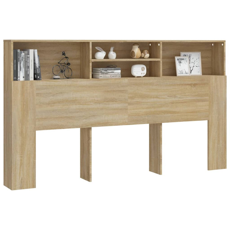 Headboard Cabinet Sonoma Oak 180 cm