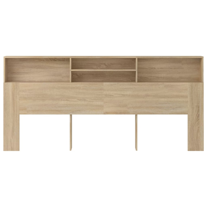 Headboard Cabinet Sonoma Oak 220 cm