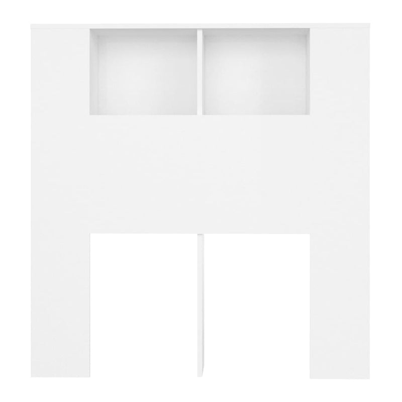 Headboard Cabinet White 100 cm