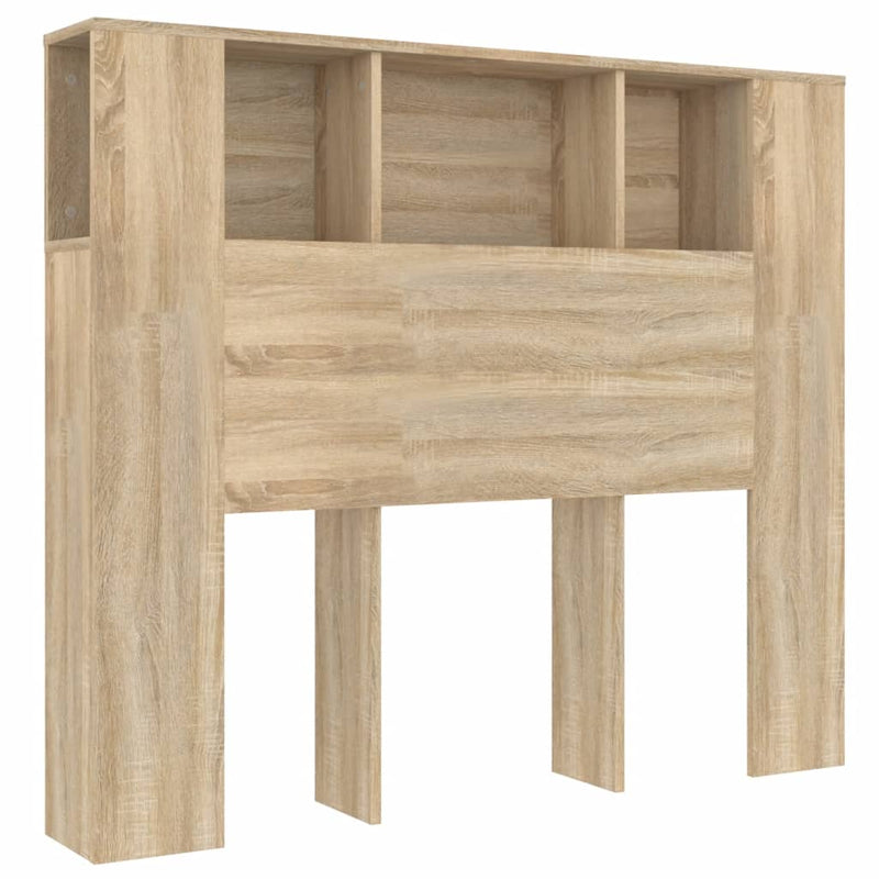 Headboard Cabinet Sonoma Oak 120 cm