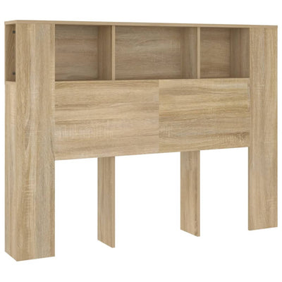 Headboard Cabinet Sonoma Oak 140 cm